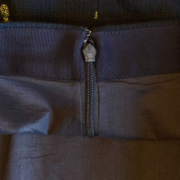 J. Crew Women's Pineapple Printed Basketweave Preppy Academia Mini Skirt-size 6 - Picture 8 of 13